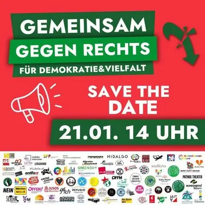 Kommt zur Demo gegen Rechts in München!