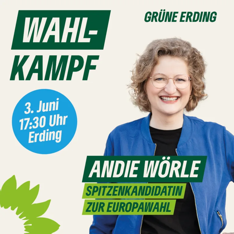 Haustürwahlkampf mit Spitzenkandidatin Andie Wörle