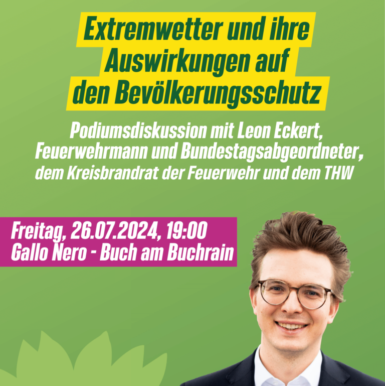 Hochwasser & Katastrophenschutz – Mit Kreisbrandrat, THW & Leon Eckert MdB