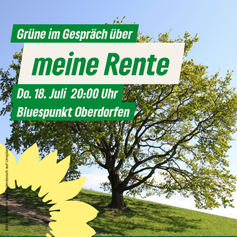 Grüne im Gespräch – Meine Rente