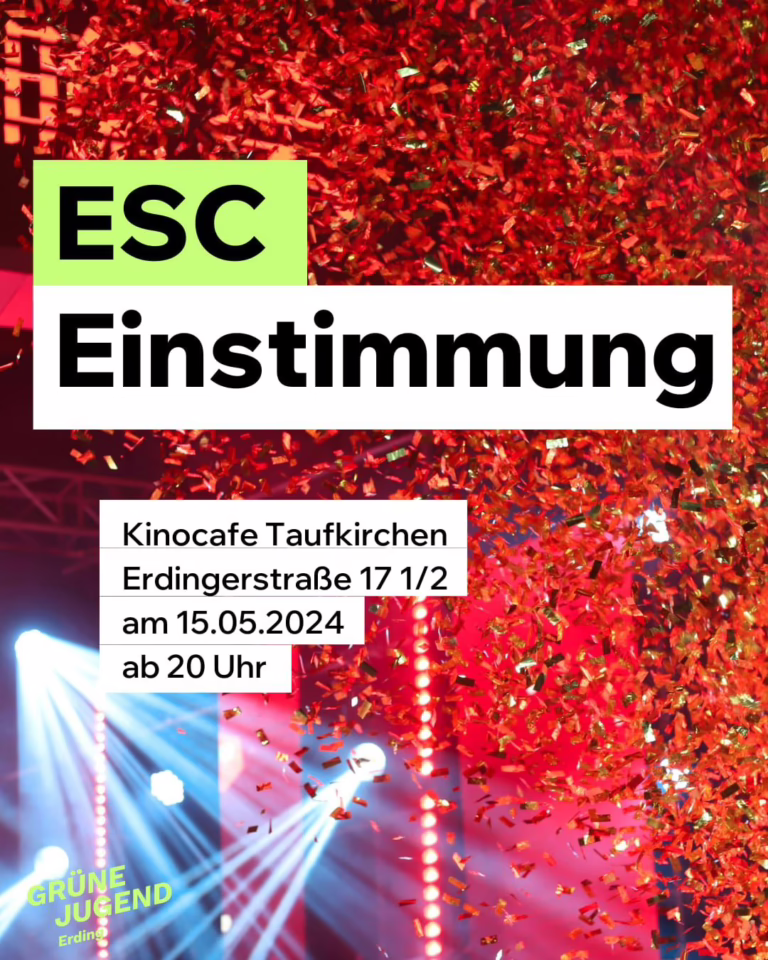 Eurovision Song Contest Einstimmung mit der Grünen Jugend