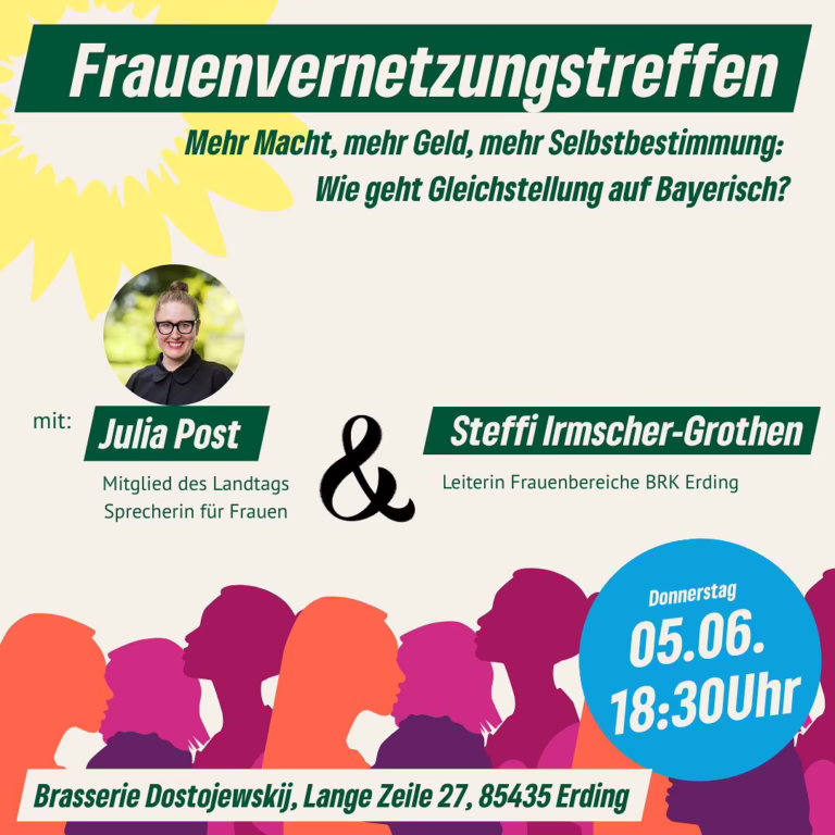 Mehr Macht, mehr Geld, mehr Selbstbestimmung – Wie geht Gleichstellung auf Bayerisch?