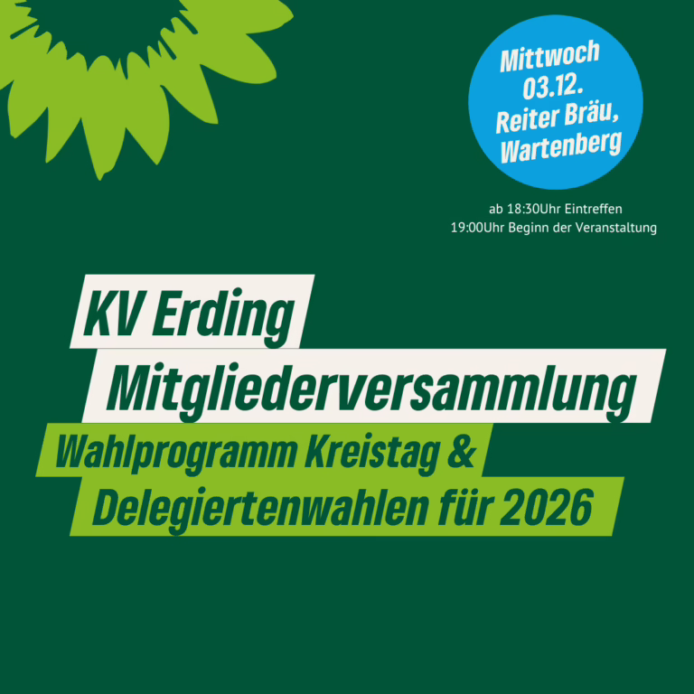 Einladung zur Kreismitgliederversammlung am 03.12.2025