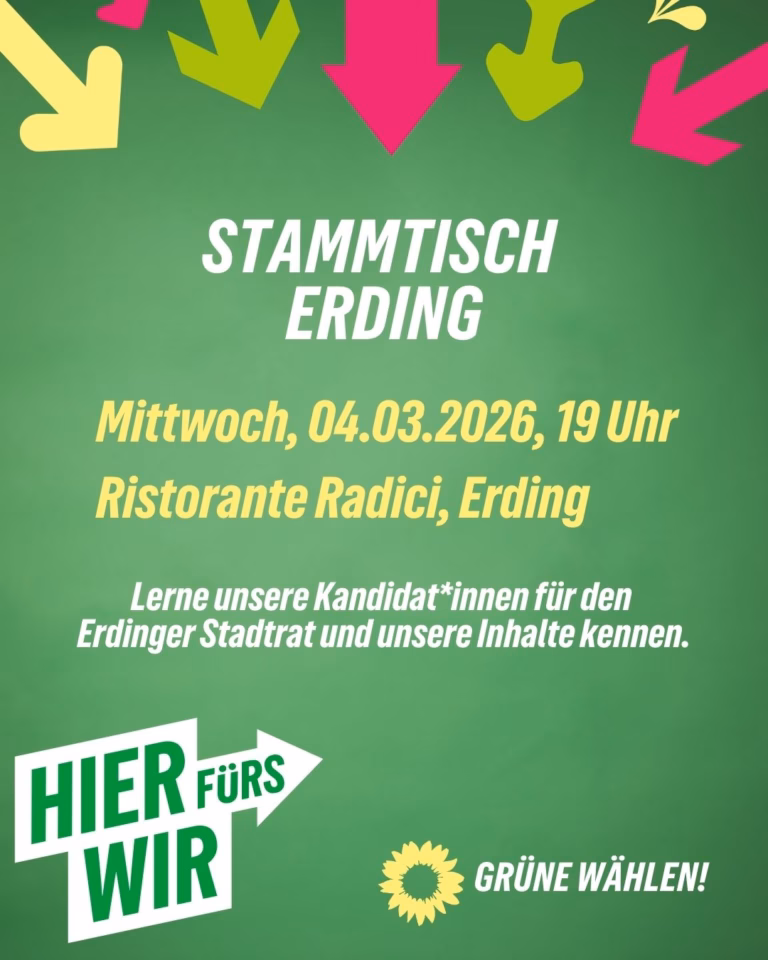 Stammtisch OV Erding – Energieversorgung in Erding