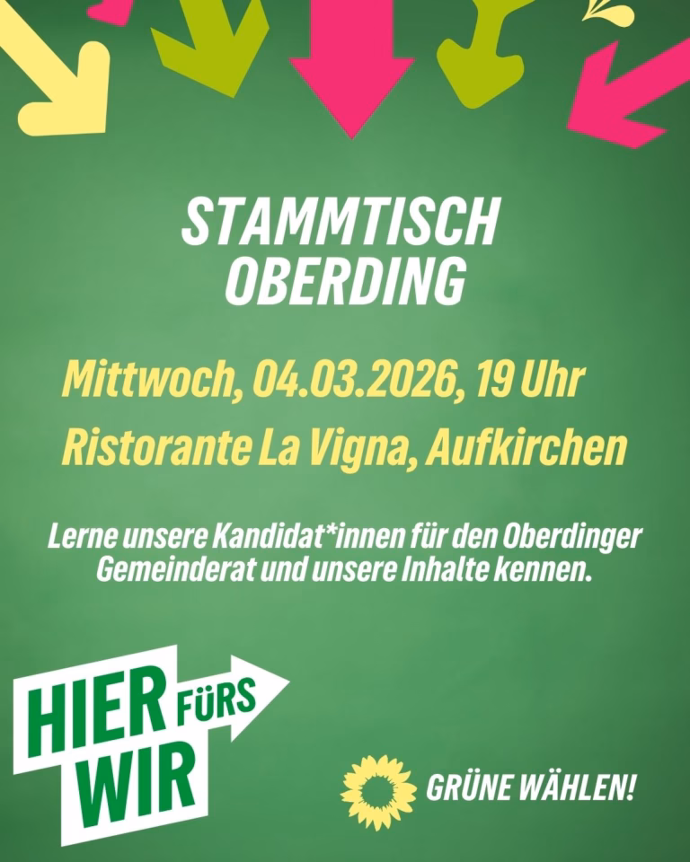 Grüner Stammtisch OV Oberding