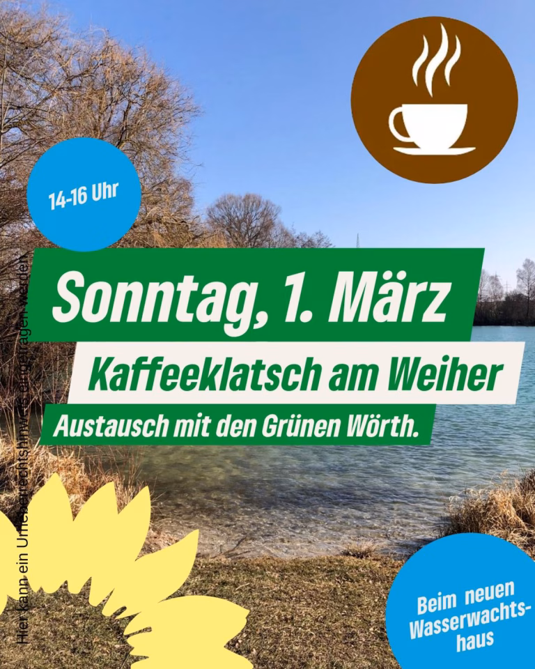 Kaffeeklatsch am Weiher