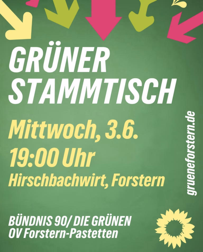Grüner Stammtisch