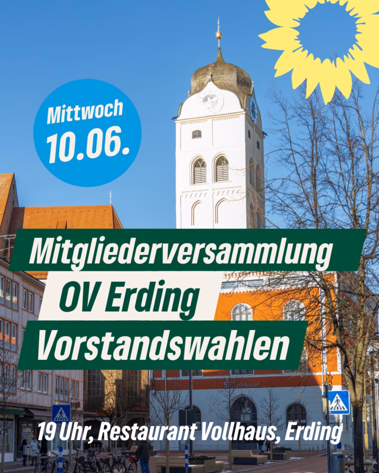 Mitgliederversammlung des OV Erding: Gestalte unsere Zukunft mit!