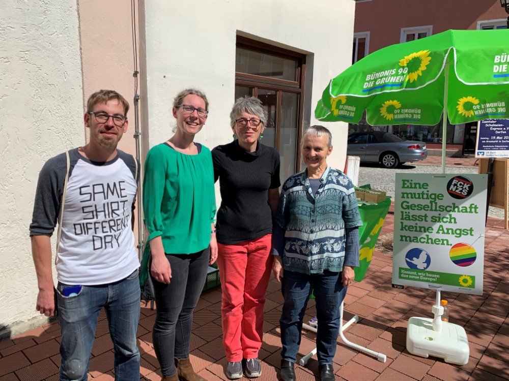 Wir bauen ein neues Europa - Infostand zur Europawahl in Dorfen