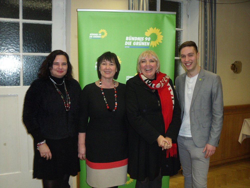 Beate Walter-Rosenheimer und Claudia Roth zu Gast in Erding