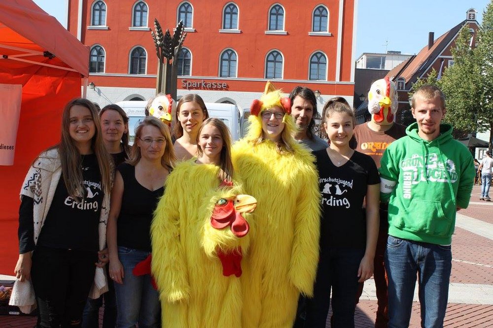 Hühnerfabriken - ohne uns!