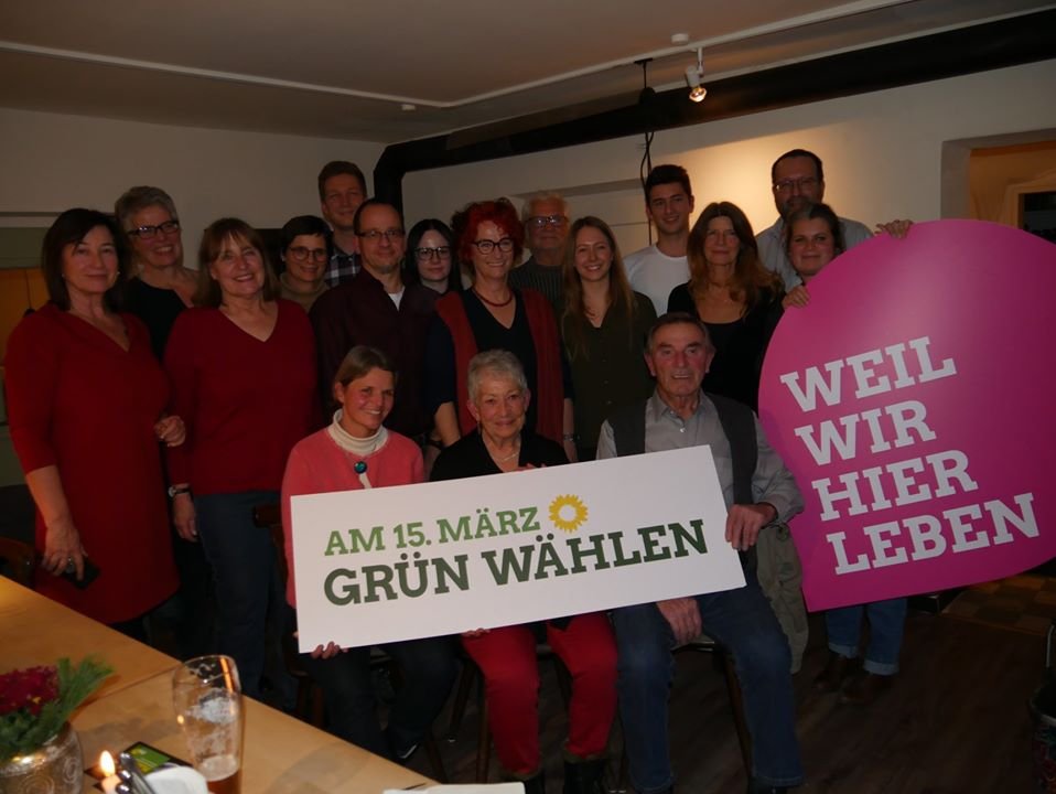 Die Grüne Liste für Pastettten steht