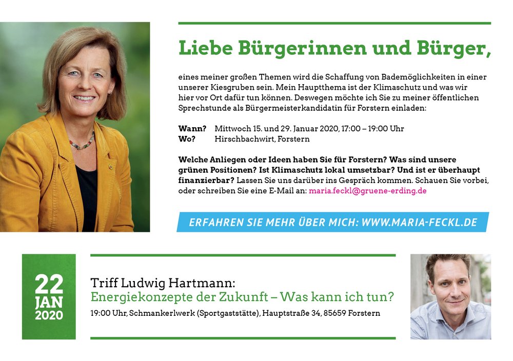 Bürger*innen-Sprechstunden von Maria Feckl