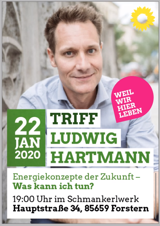 Triff Ludwig Hartmann: Energiekonzepte der Zukunft – Was kann ich tun?