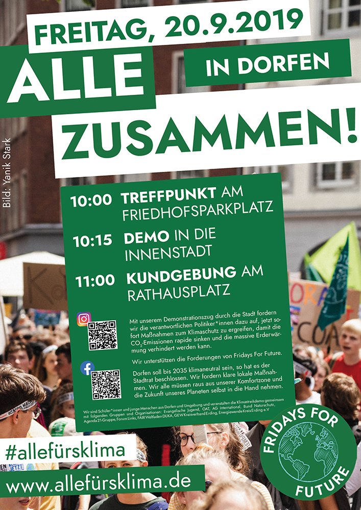 Fridays for Future - Demo und Kundgebung