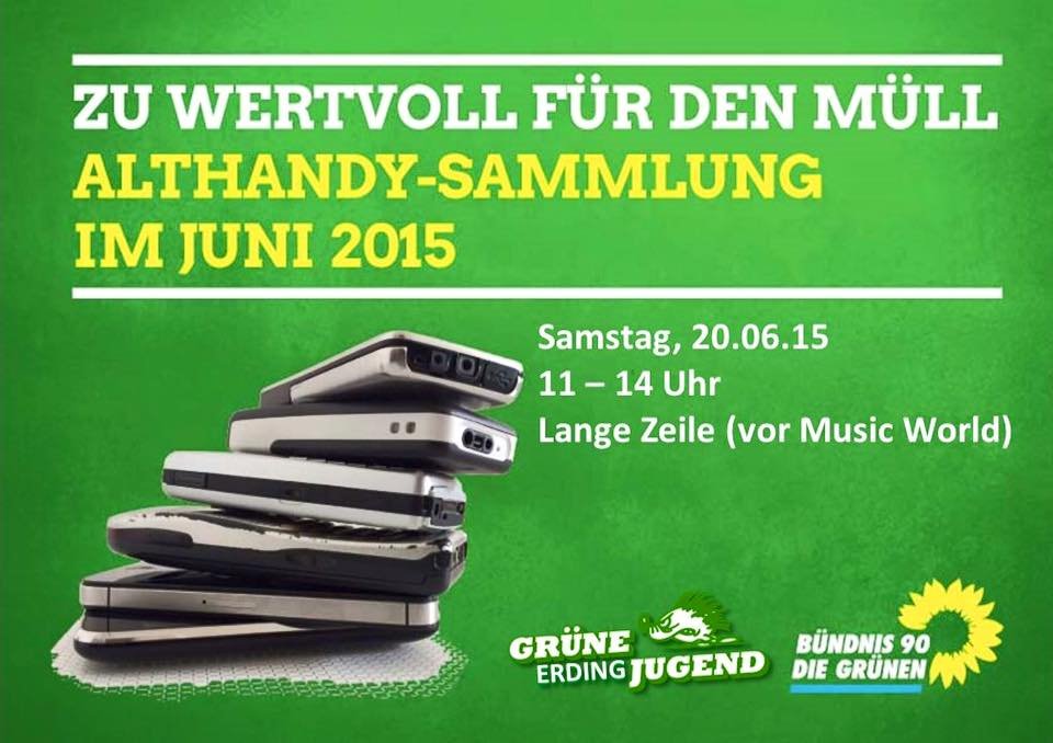 Althandysammlung der Grünen Jugend