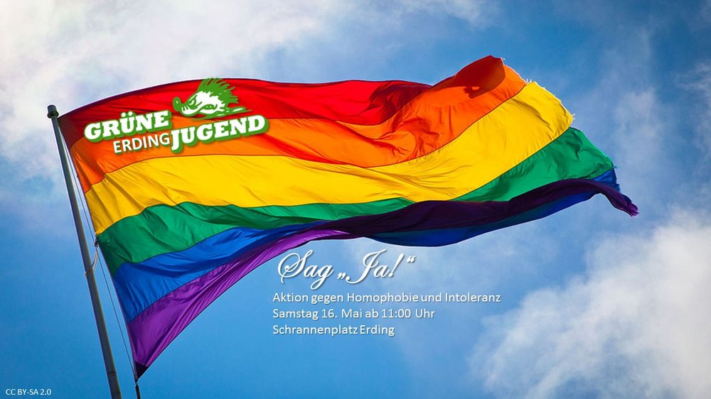 Sag „Ja!" zur Eheöffnung – Aktion gegen Homophobie und Intoleranz