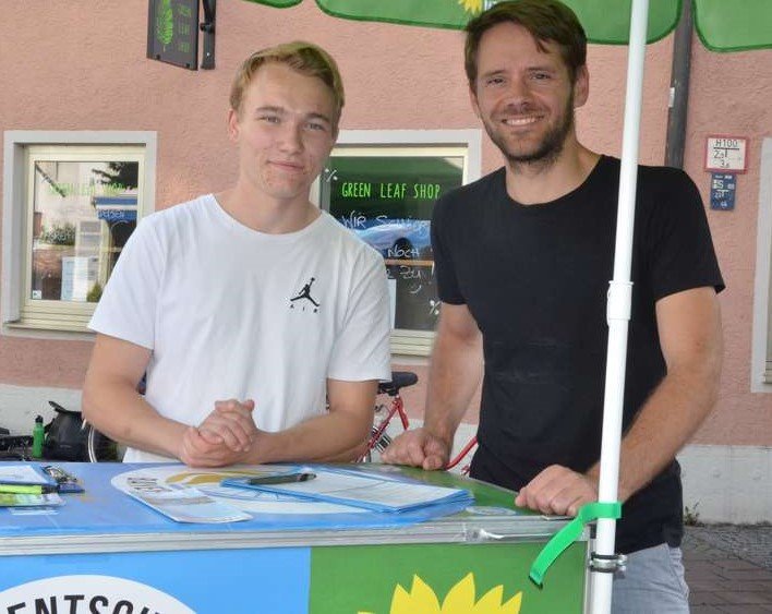 Grüner Landeschef in Erding! Erfolgreiche Radltour mit Thomas von Sarnowski