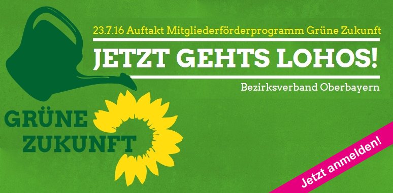 23.7.16 „Jetzt geht’s lohos!“ Jetzt anmelden!