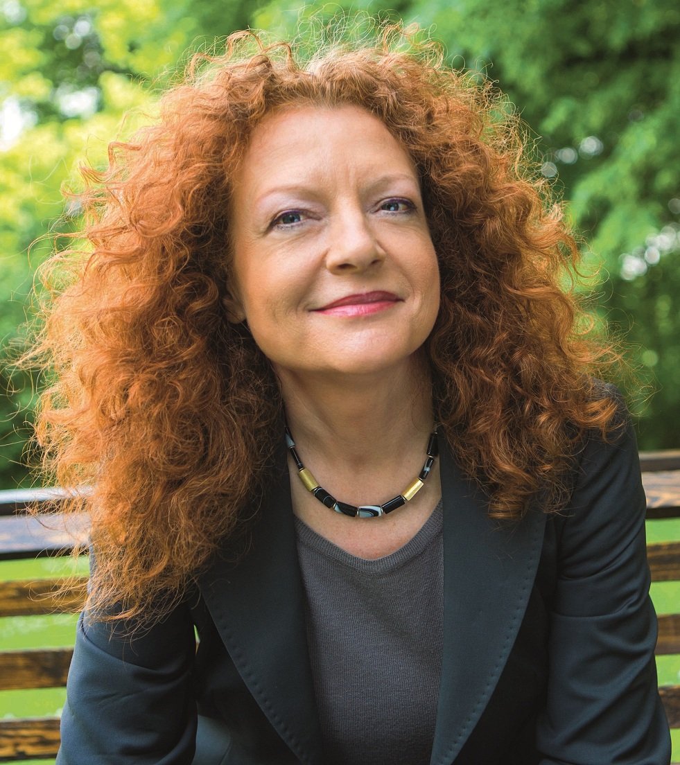 Margarete Bause am Infostand