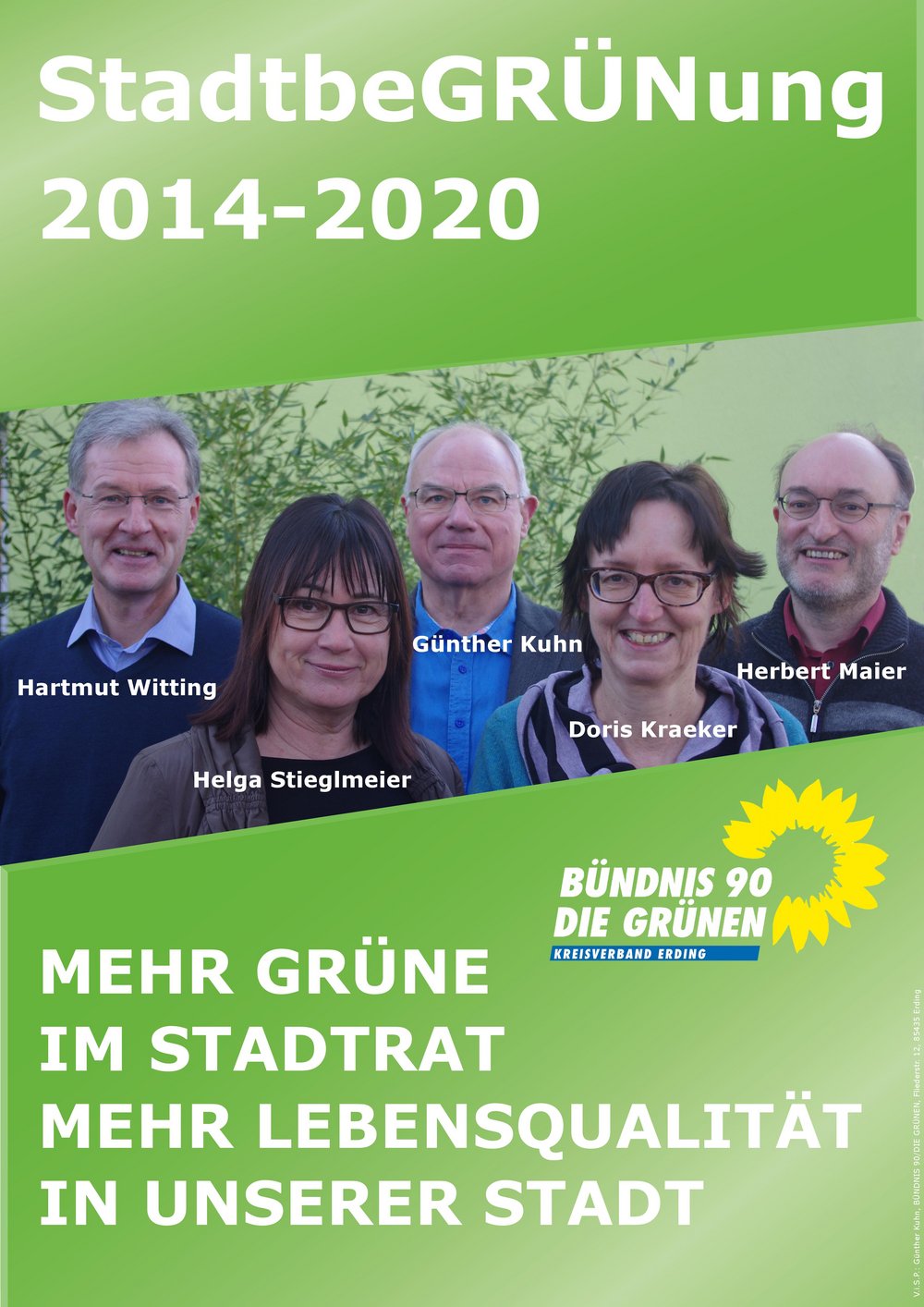 Kommunalwahl 2014: Unsere Vorschläge für den Landkreis Erding