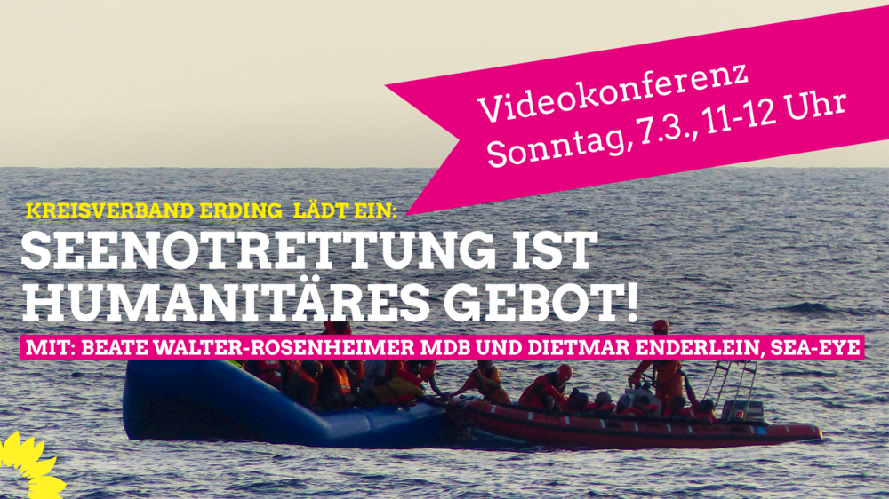 Seenotrettung ist humanitäres Gebot!