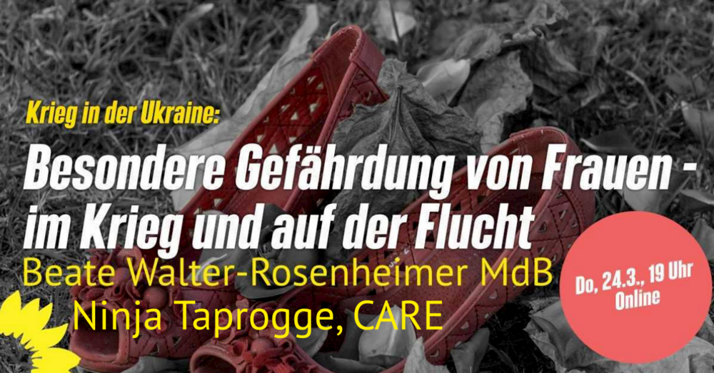Krieg in der Ukraine - Besondere Gefährdung von Frauen im Krieg und auf der Flucht