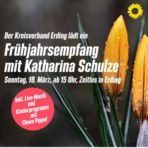 Frühjahrsempfang und Wahlkampfauftakt mit Katharina Schulze