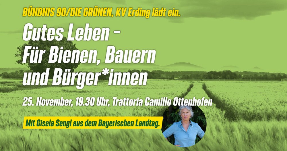 Gutes Leben – für Bauern, Bienen und Bürger*innen! Vortrag und Diskussion