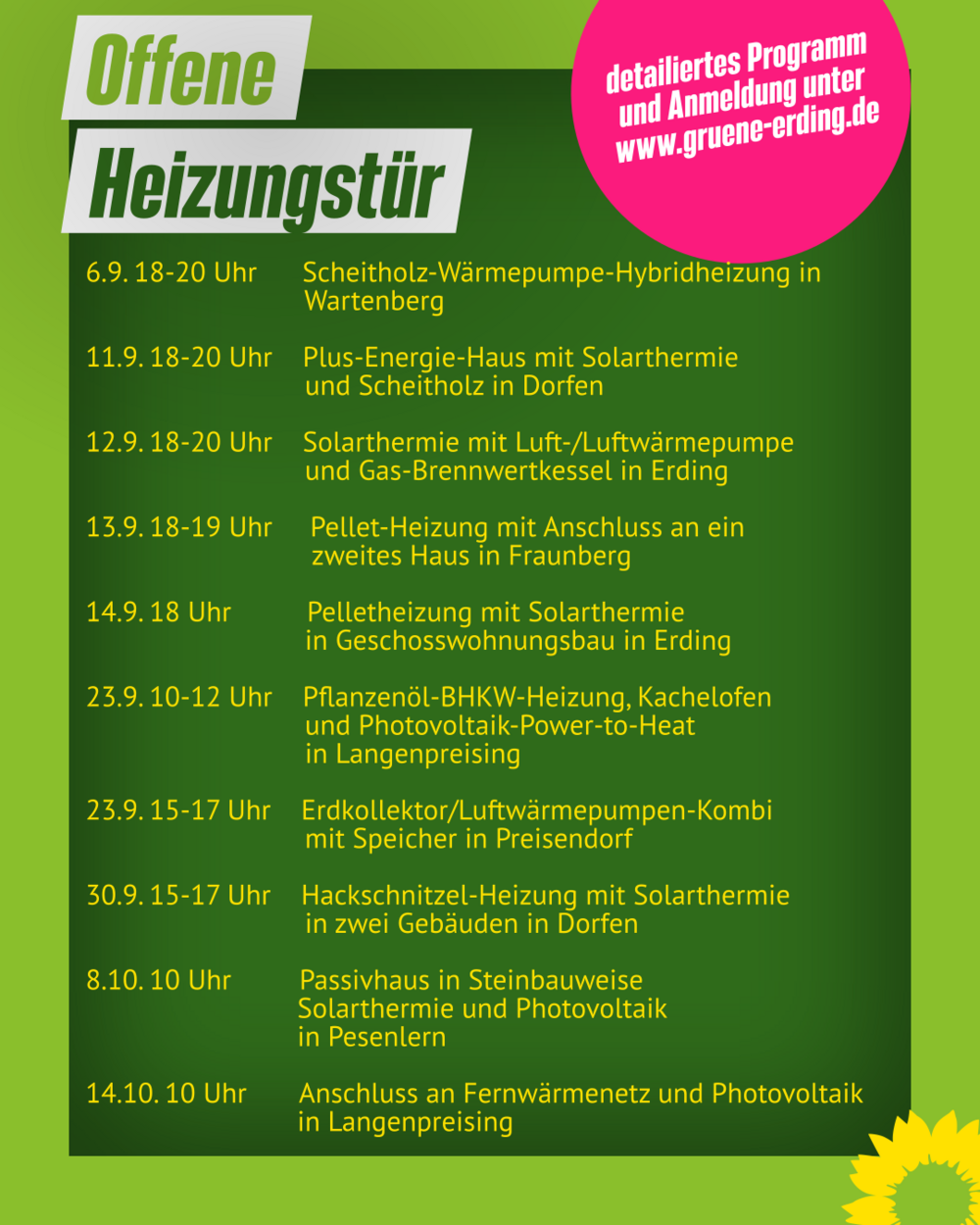 Wir zeigen, dass nachhaltiges Heizen funktioniert!