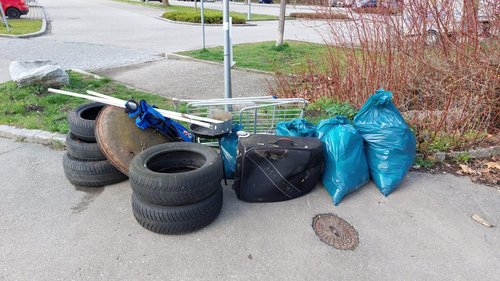 Ramadama in Erding - Die Grünen waren dabei!