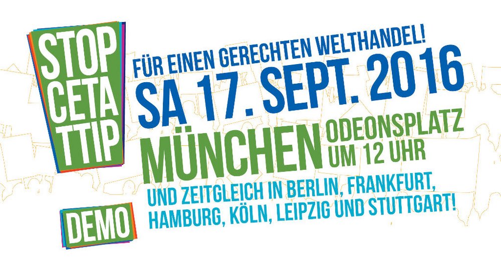 Stopp TTIP & CETA-Demo
