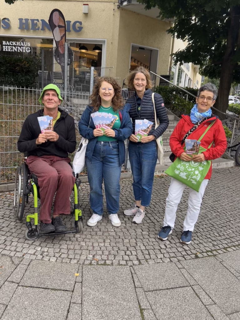 Wahlkampfurlaub in Halle (Saale)